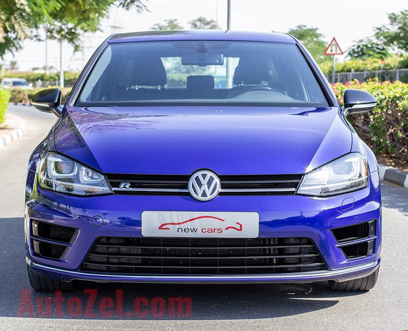 VOLKSWAGEN GOLF R- 2016- BLUE- 81 664 KM- MANUAL- GCC SPECS