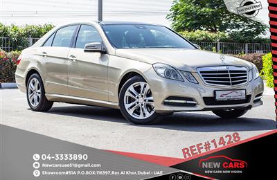 MERCEDES-BENZ E350- 2011- GOLD- 210 506 KM- GCC SPECS