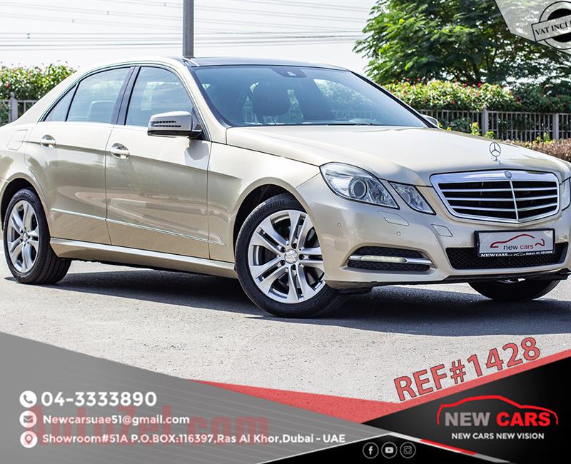 MERCEDES-BENZ E350- 2011- GOLD- 210 506 KM- GCC SPECS