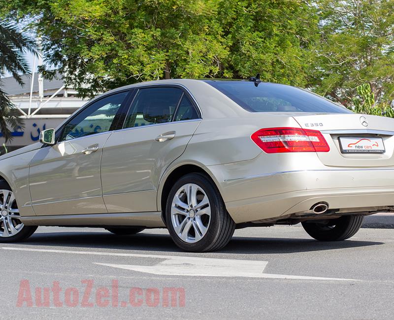 MERCEDES-BENZ E350- 2011- GOLD- 210 506 KM- GCC SPECS