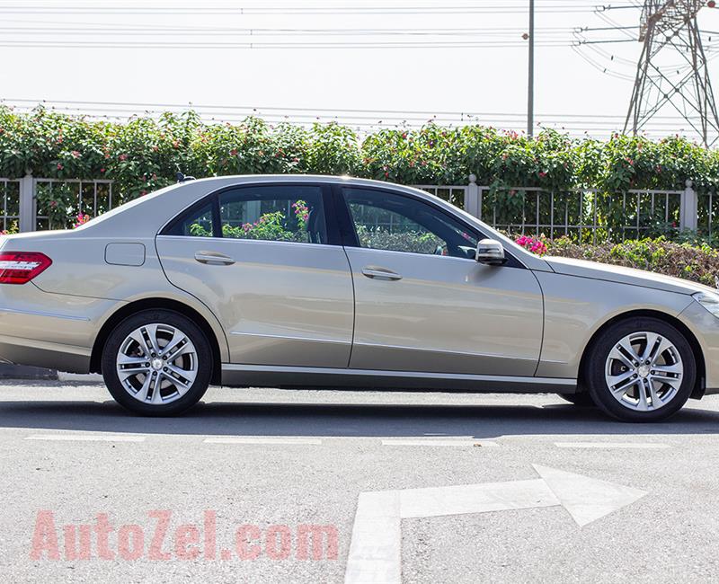 MERCEDES-BENZ E350- 2011- GOLD- 210 506 KM- GCC SPECS