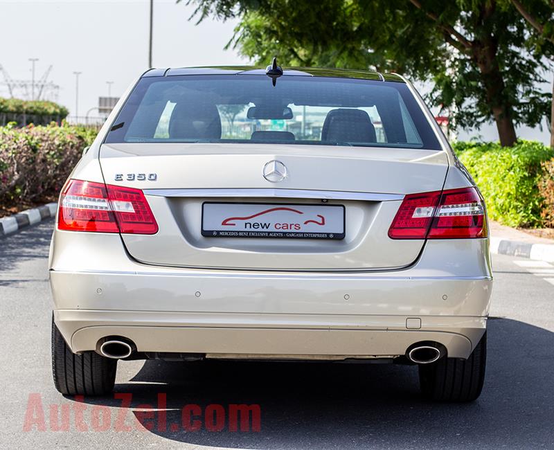 MERCEDES-BENZ E350- 2011- GOLD- 210 506 KM- GCC SPECS