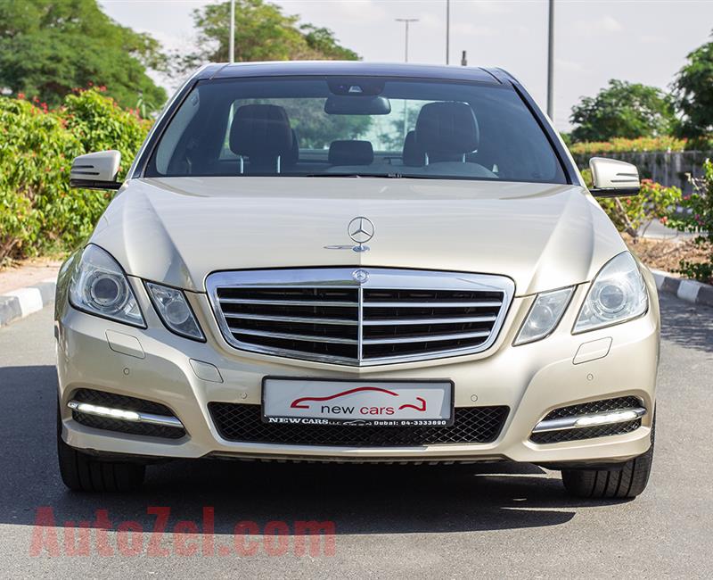 MERCEDES-BENZ E350- 2011- GOLD- 210 506 KM- GCC SPECS