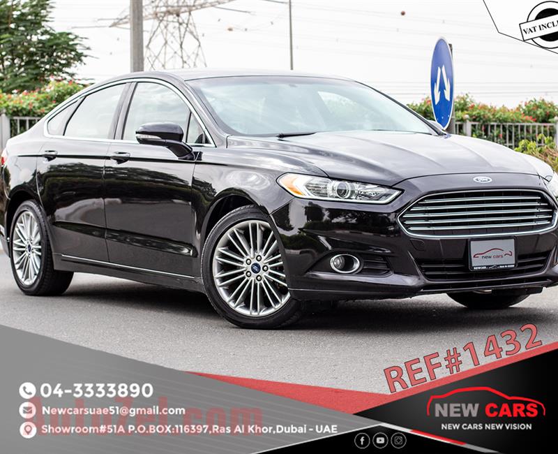 FORD FUSION- 2014- BLACK- 1278 369 KM-  GCC SPECS