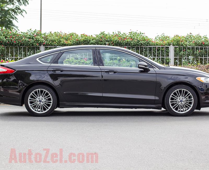 FORD FUSION- 2014- BLACK- 1278 369 KM-  GCC SPECS