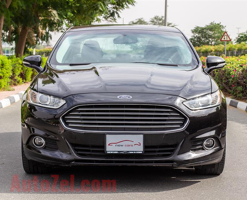 FORD FUSION- 2014- BLACK- 1278 369 KM-  GCC SPECS