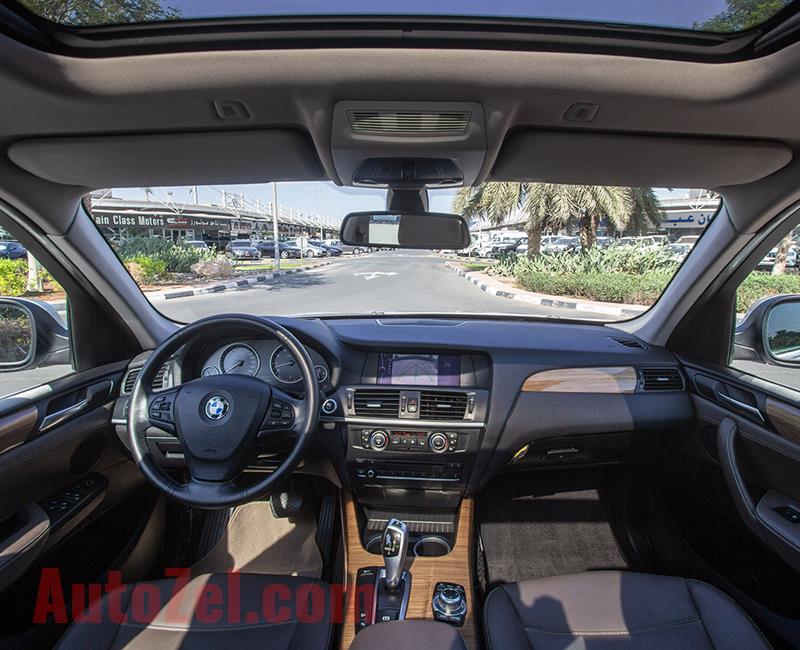 BMW X3- 2011- SILVER- 116 949 KM- GCC SPECS