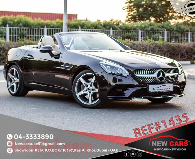 MERCEDES-BENZ SLC200- 2018- BLACK- 15 644 KM- GCC SPECS