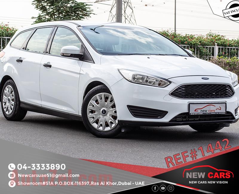 FORD FOCUS- 2015- WHITE- 62 909 KM- GCC SPECS