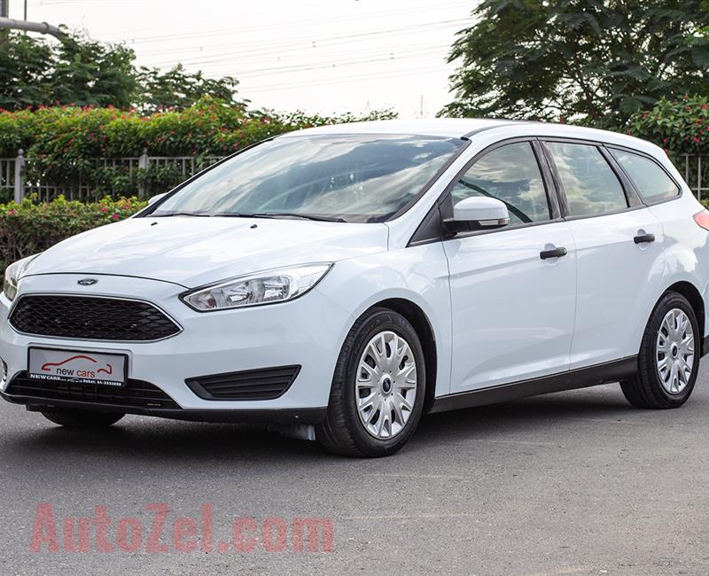 FORD FOCUS- 2015- WHITE- 62 909 KM- GCC SPECS