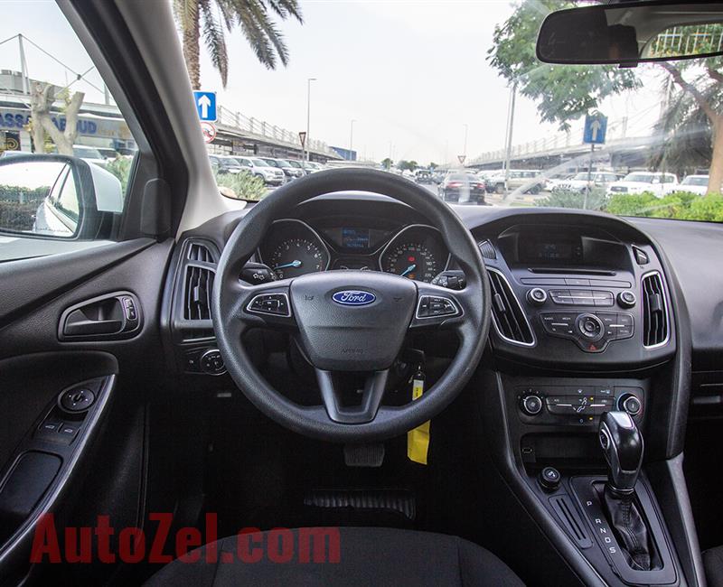 FORD FOCUS- 2015- WHITE- 62 909 KM- GCC SPECS