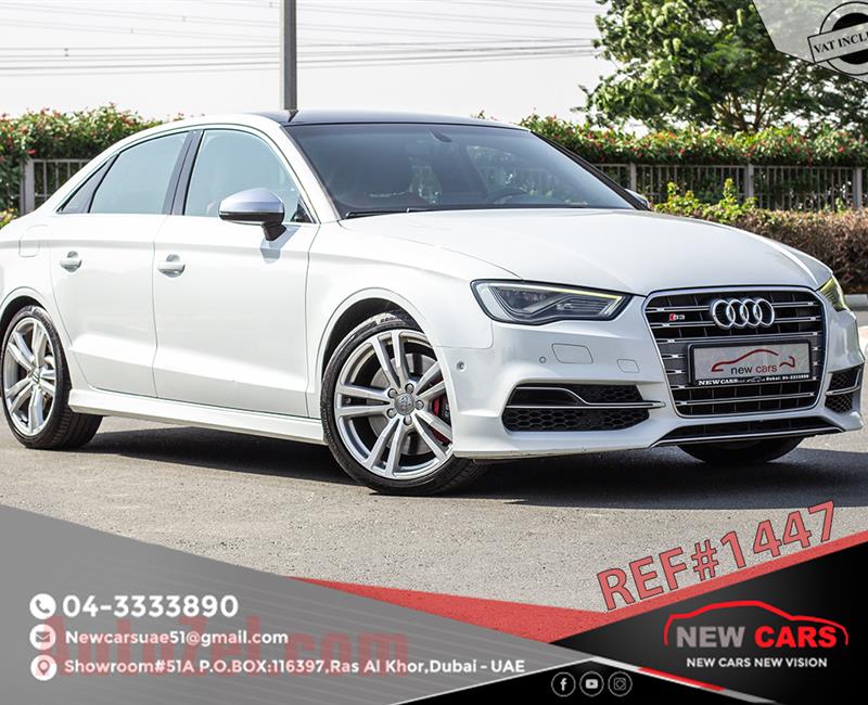 AUDI S3- 2016- WHITE- 170 000 KM- GCC SPECS