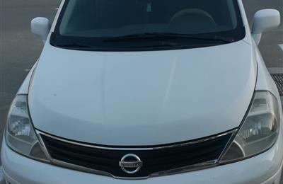 NISSAN TIIDA 1.8 SEDAN, GCC SPEC, WHITE CLR, 2011 MODEL,...