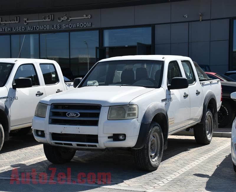 FORD PICK-UP- DIESEL- 2009- WHITE- 400 000 KM- GCC SPECS