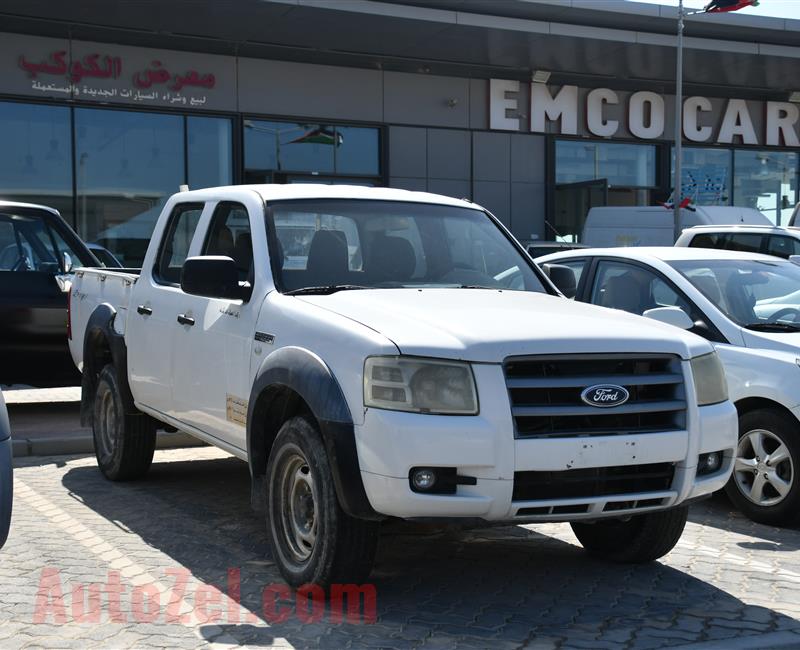 FORD PICK-UP- DIESEL- 2009- WHITE- 400 000 KM- GCC SPECS