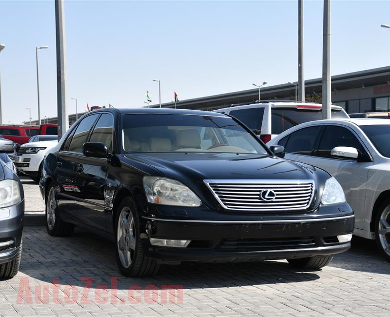 LEXUS LS430- 2006- BLACK- 200 000 KM- GCC SPECS