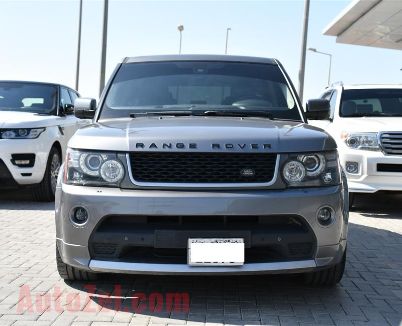 RANGE ROVER SPORT- 2010- SILVER- 200 000 KM- GCC SPECS