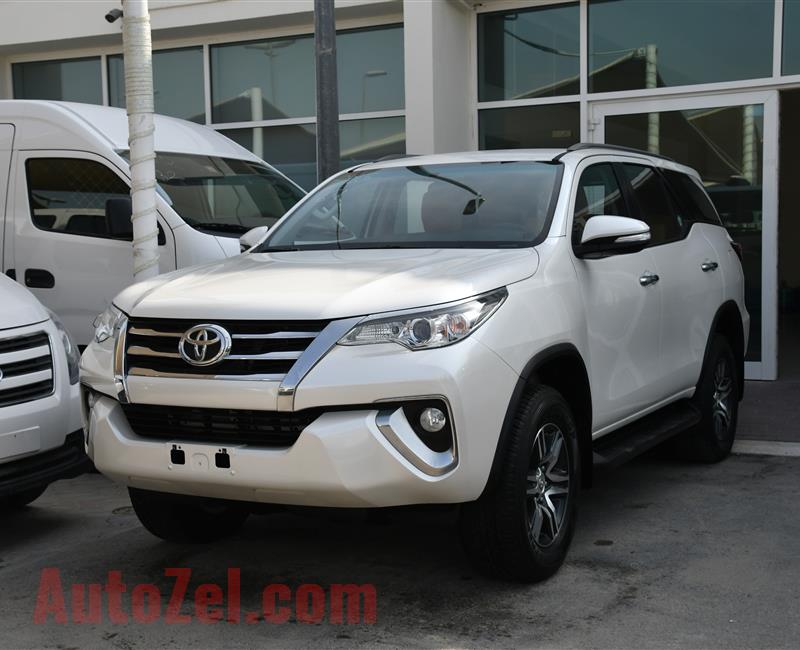 TOYOTA FORTUNER- 2016- WHITE- 60 000 KM- GCC