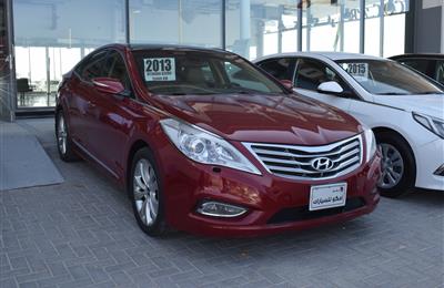 HYUNDAI AZERA- 2013- RED- 75 000 KM- GCC