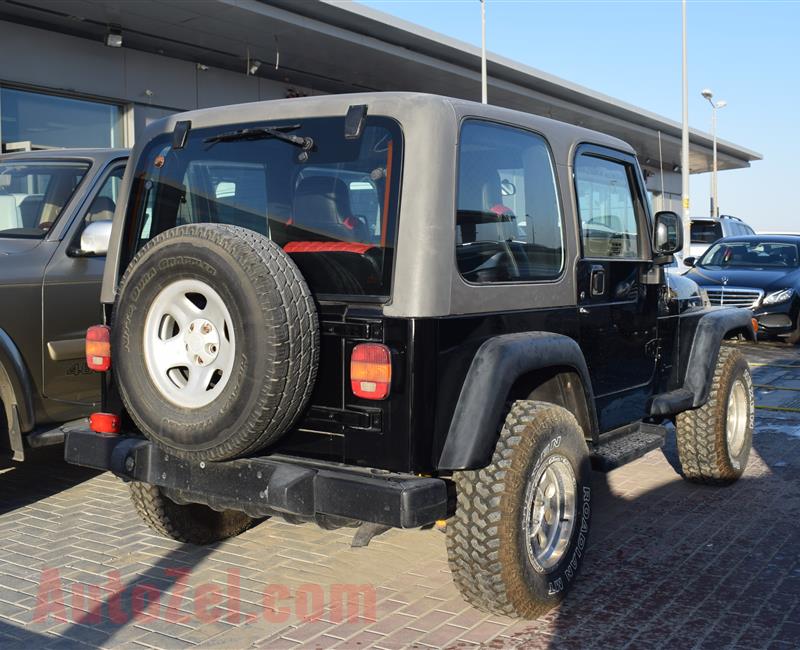 JEEP WRANGLER- 2004- BLACK/GREY- 161 000 KM