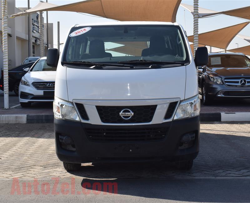 NISSAN URVAN- 2014- WHITE- 97 000 KM- GCC SPECS