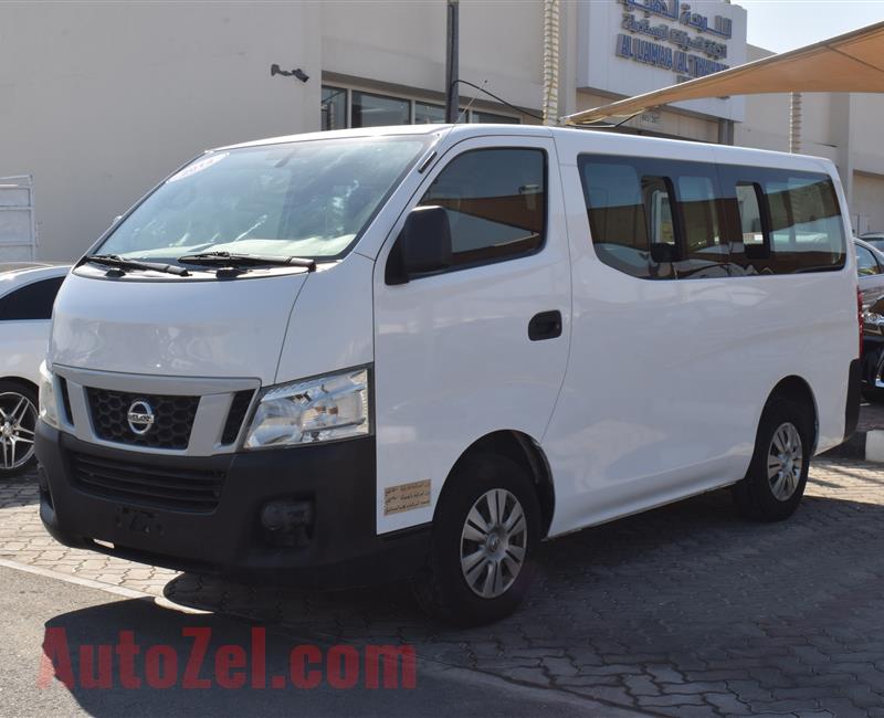 NISSAN URVAN- 2014- WHITE- 97 000 KM- GCC SPECS