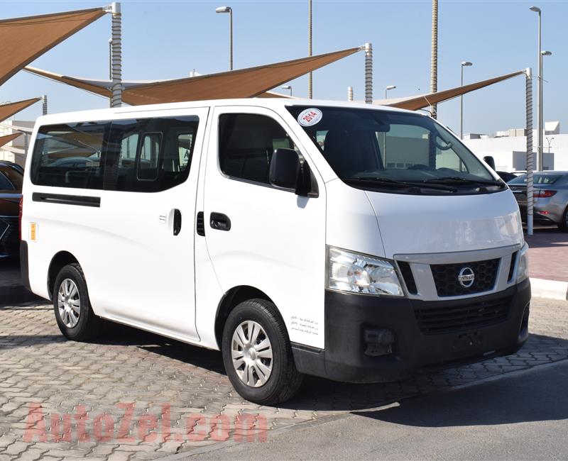 NISSAN URVAN- 2014- WHITE- 97 000 KM- GCC SPECS