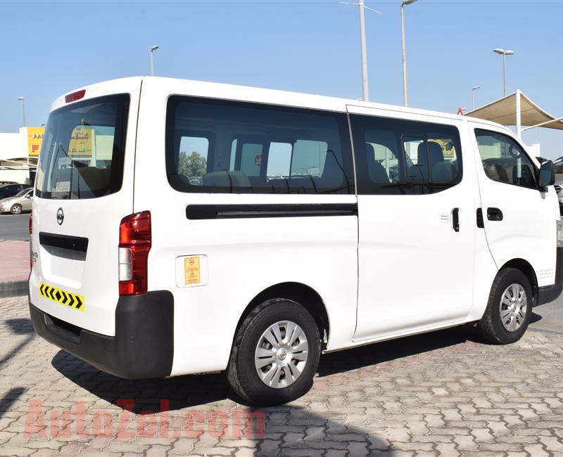 NISSAN URVAN- 2014- WHITE- 97 000 KM- GCC SPECS