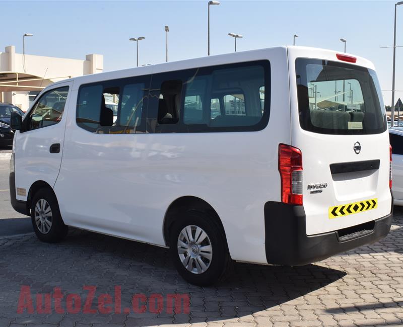 NISSAN URVAN- 2014- WHITE- 97 000 KM- GCC SPECS