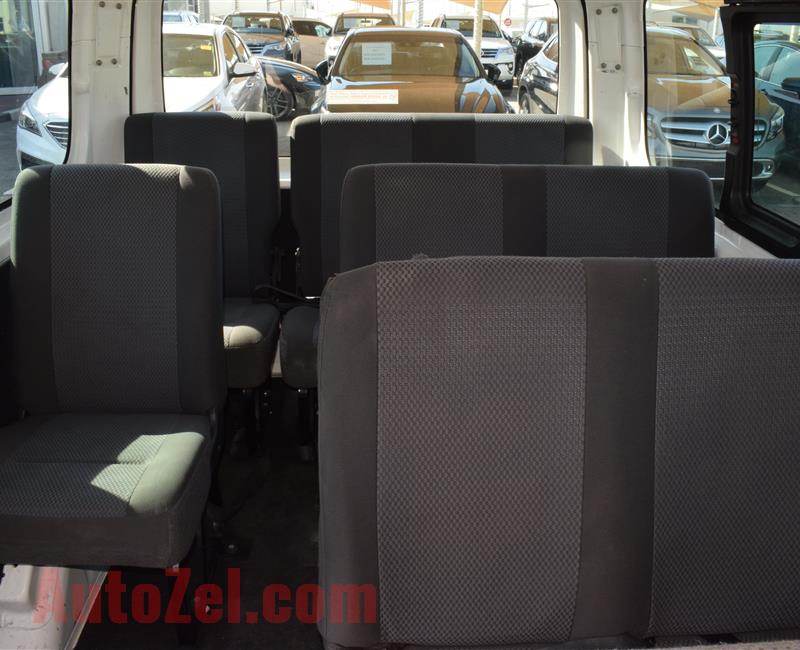 NISSAN URVAN- 2014- WHITE- 97 000 KM- GCC SPECS