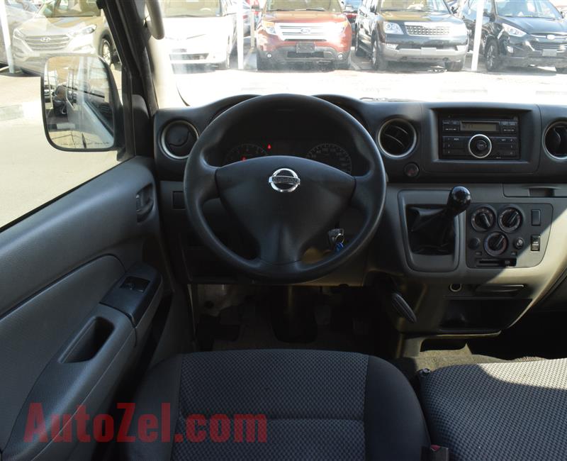 NISSAN URVAN- 2014- WHITE- 97 000 KM- GCC SPECS