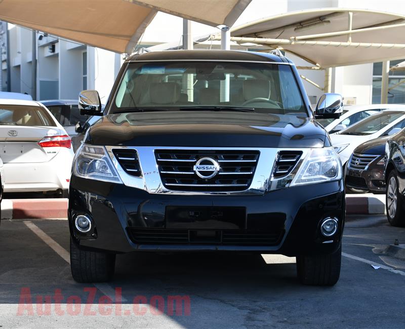 NISSAN PATROL PLATINUM- 2013- BLACK- 267 000 KM- GCC SPECS