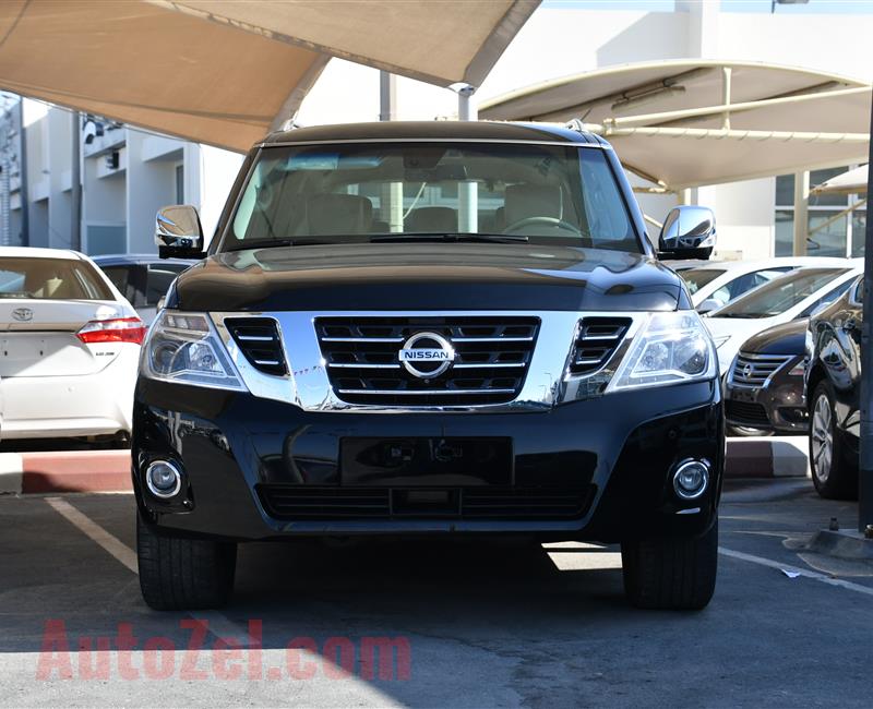 NISSAN PATROL PLATINUM- 2013- BLACK- 267 000 KM- GCC SPECS