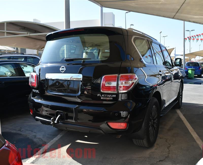 NISSAN PATROL PLATINUM- 2013- BLACK- 267 000 KM- GCC SPECS