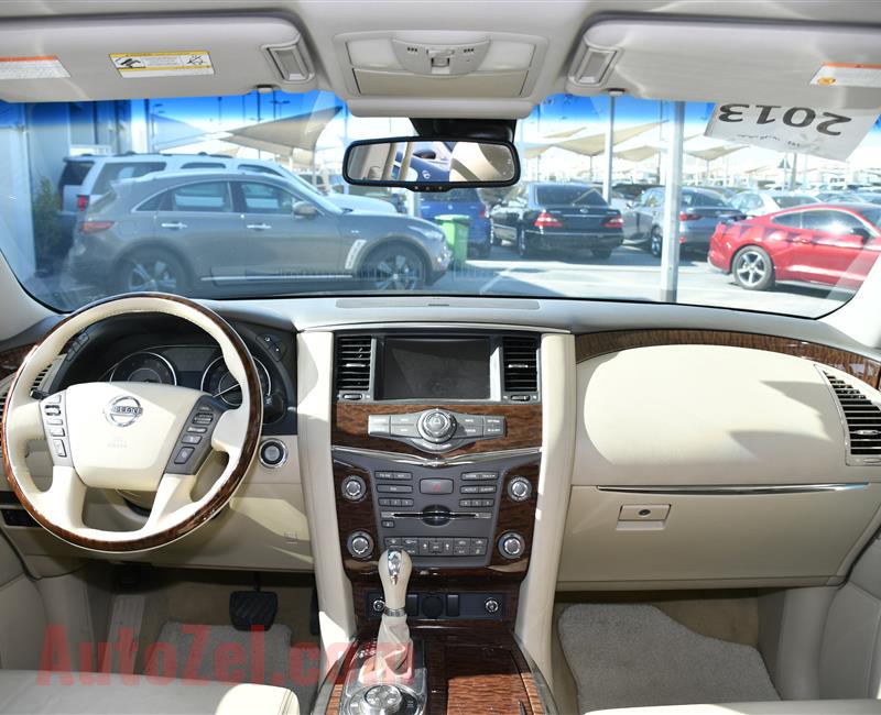 NISSAN PATROL PLATINUM- 2013- BLACK- 267 000 KM- GCC SPECS