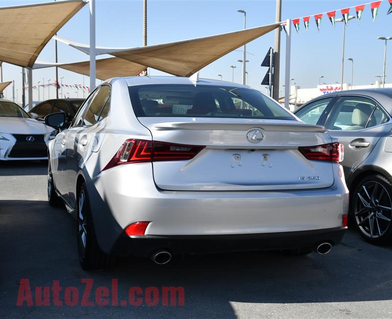 LEXUS IS250- 2015- SILVER- 38 000 MILES- AMERICAN SPECS