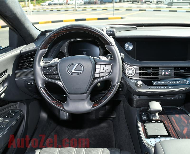 LEXUS LS500- 2019- RED- 1 400 KM- GCC SPECS