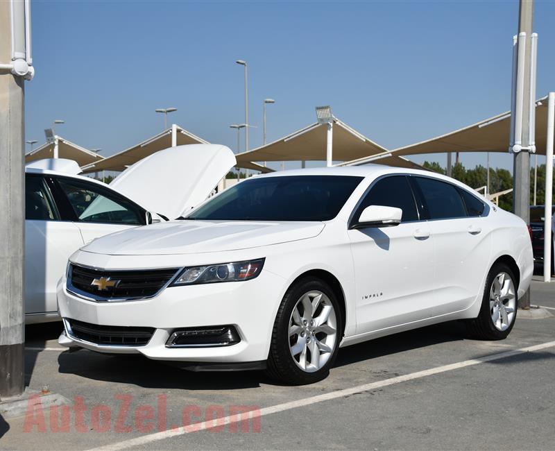 CHEVROLET IMPALA- 2017- WHITE- 48 000 KM- GCC SPECS