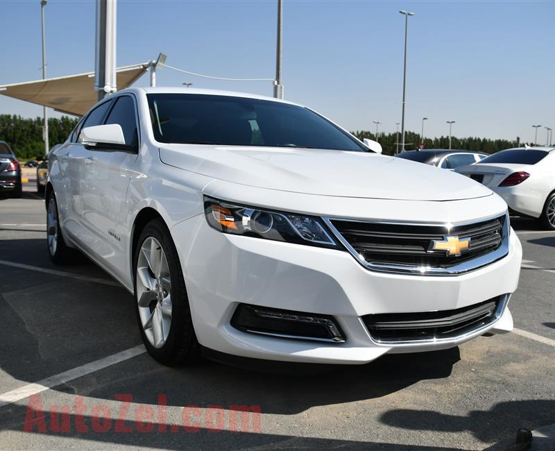 CHEVROLET IMPALA- 2017- WHITE- 48 000 KM- GCC SPECS