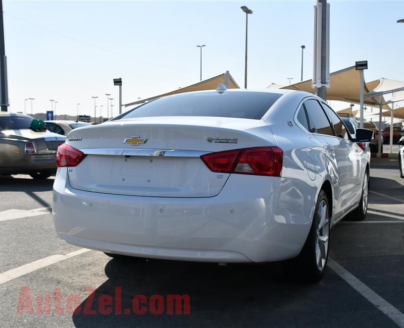 CHEVROLET IMPALA- 2017- WHITE- 48 000 KM- GCC SPECS