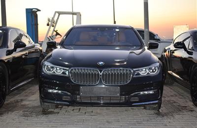 BMW 730Li- 2017- BLACK- 60 000 KM- GCC