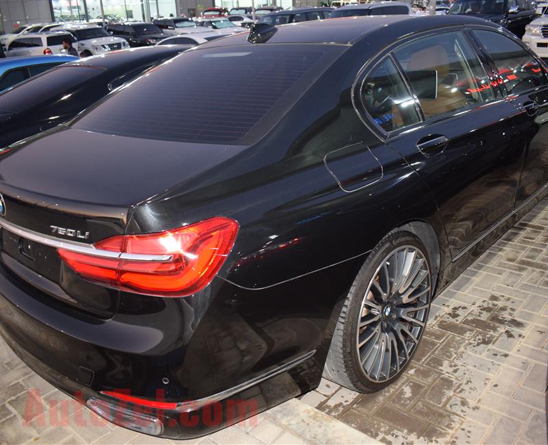 BMW 730Li- 2017- BLACK- 60 000 KM- GCC