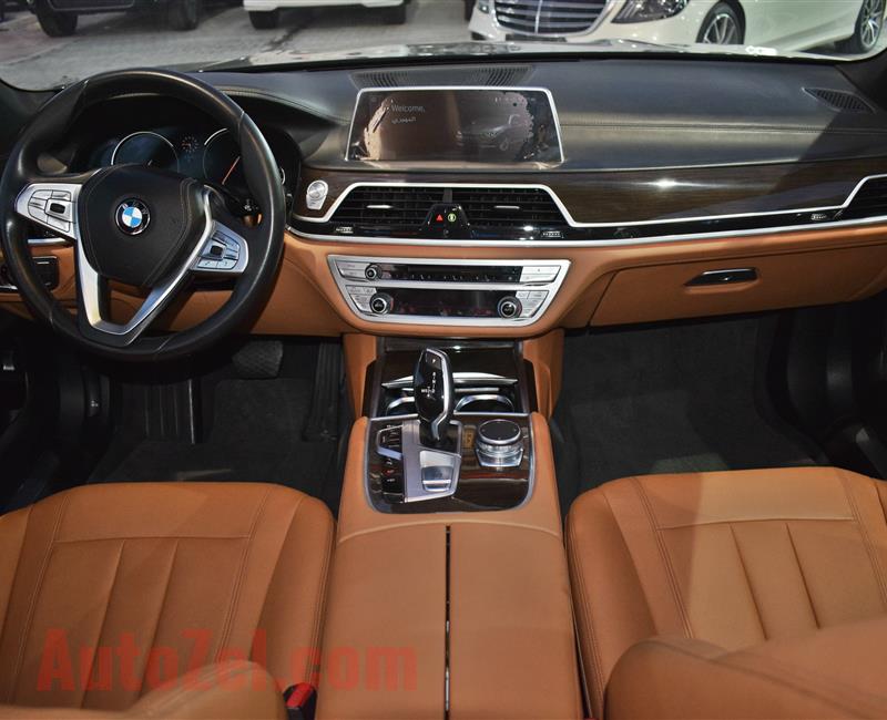BMW 730Li- 2017- BLACK- 60 000 KM- GCC