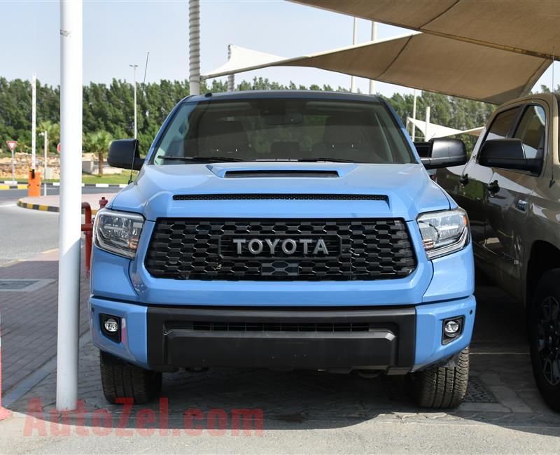 TOYOTA TUNDRA TRD SR5- 2018- BLUE- 42 000 MILEAGE- AMERICAN SPECS