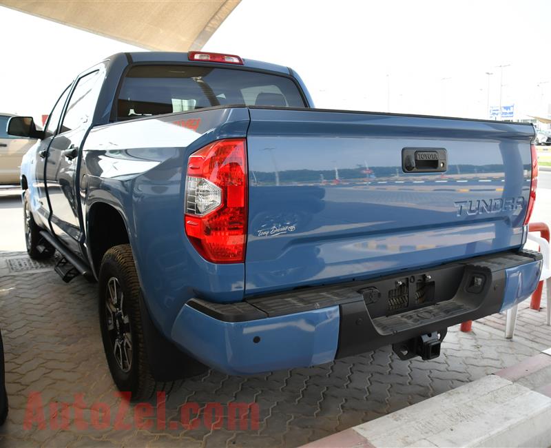 TOYOTA TUNDRA TRD SR5- 2018- BLUE- 42 000 MILEAGE- AMERICAN SPECS