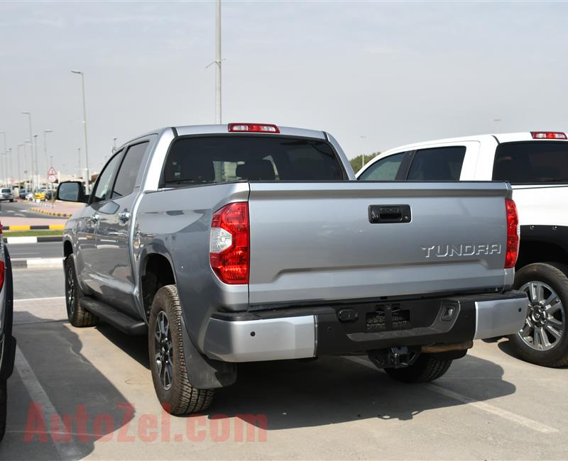 TOYOTA TUNDRA LIMITED- 2018- SILVER- 15 000 MILEAGE- AMERICAN SPECS