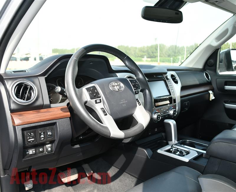 TOYOTA TUNDRA LIMITED- 2018- SILVER- 15 000 MILEAGE- AMERICAN SPECS