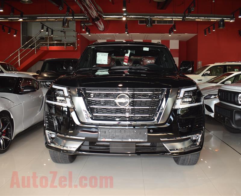 NISSAN PATROL TITANIUM- 2020- BLACK- GCC SPECS