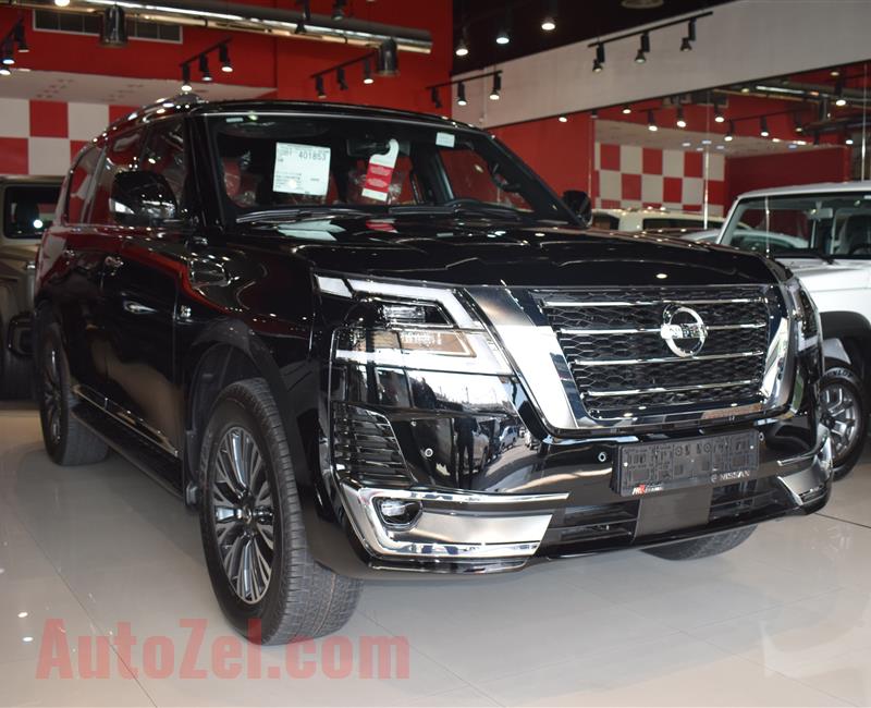 NISSAN PATROL TITANIUM- 2020- BLACK- GCC SPECS