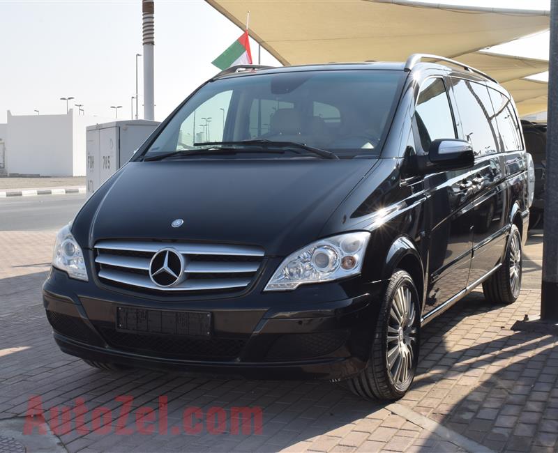 MERCEDES-BENZ VIANO- 2014- BLACK- 129 000 KM- GCC SPECS